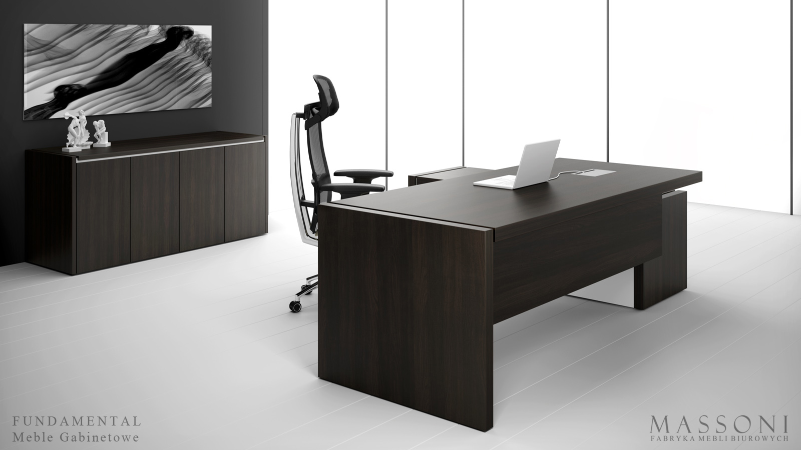 Fabryka Mebli Biurowych Massoni meble gabinetowe Fundamental gabinet