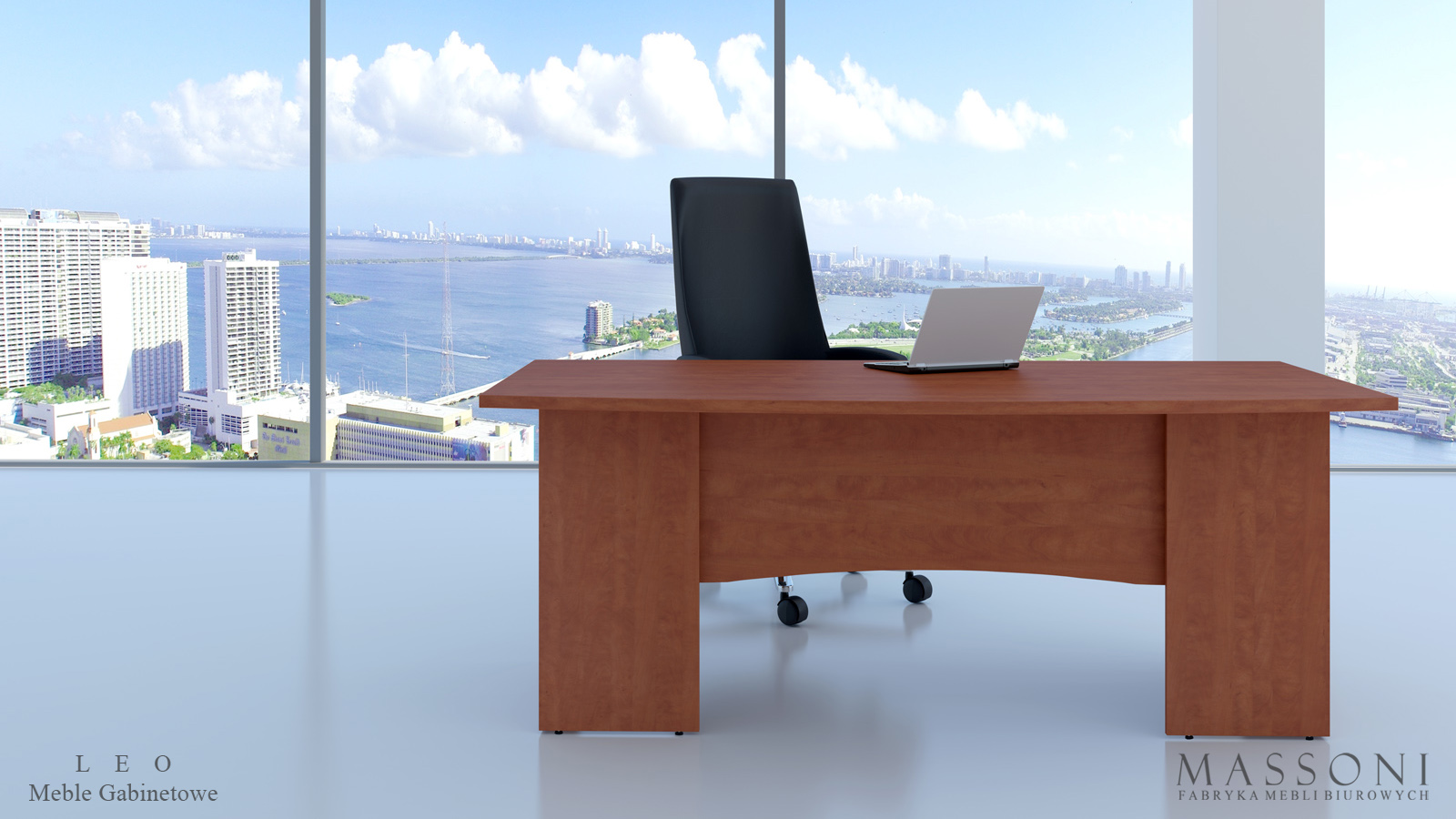 Fabryka Mebli Biurowych Massoni meble gabinetowe nowoczesny gabinet