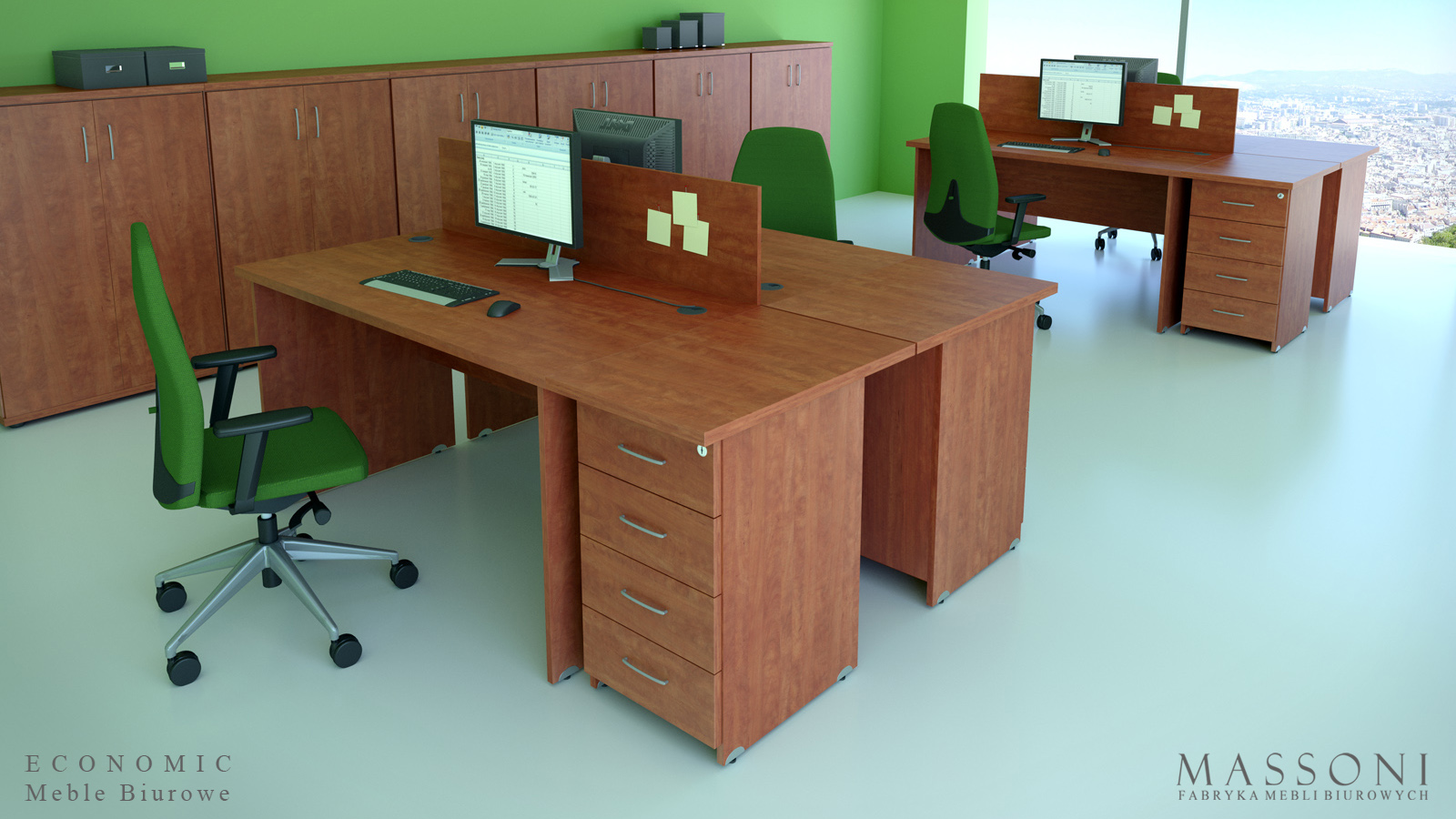Massoni system mebli biurowych Economic Pracownicze 7