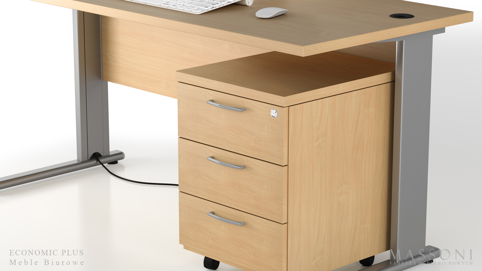 Massoni system mebli biurowych Economic Plus kontener
