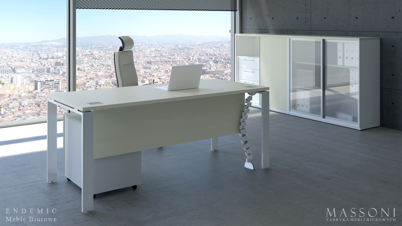 Fabryka Mebli Biurowych Massoni meble biurowe Endemic gabinet