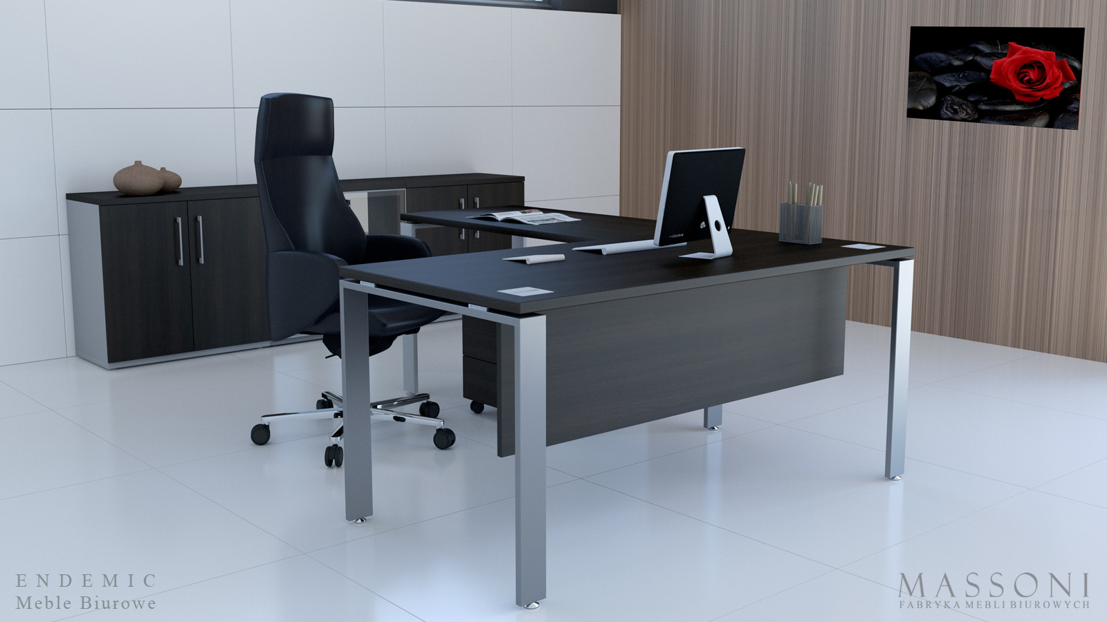 Massoni system mebli biurowych Endemic Gabinet 4 1