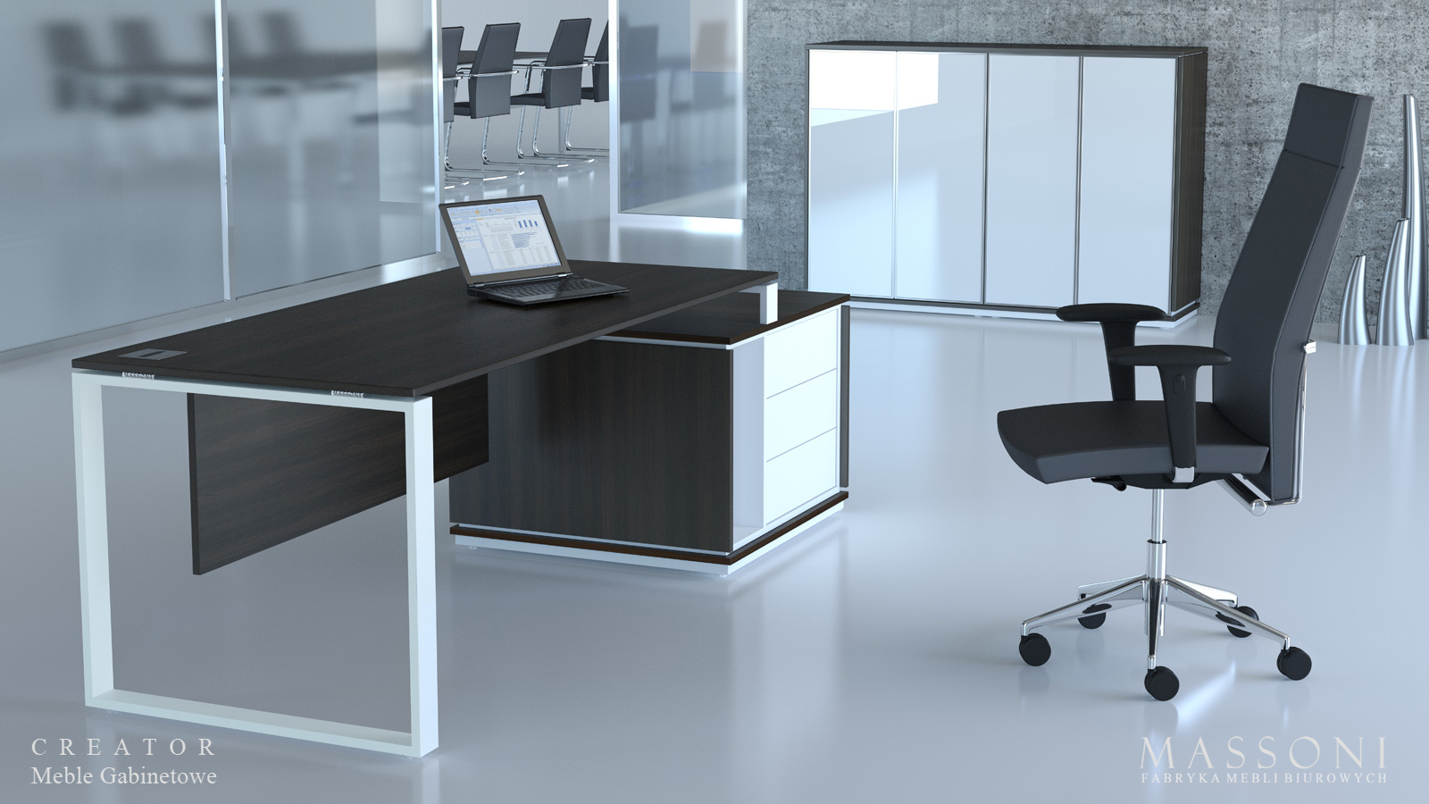 Massoni system mebli gabinetowych Creator Gabinet 9