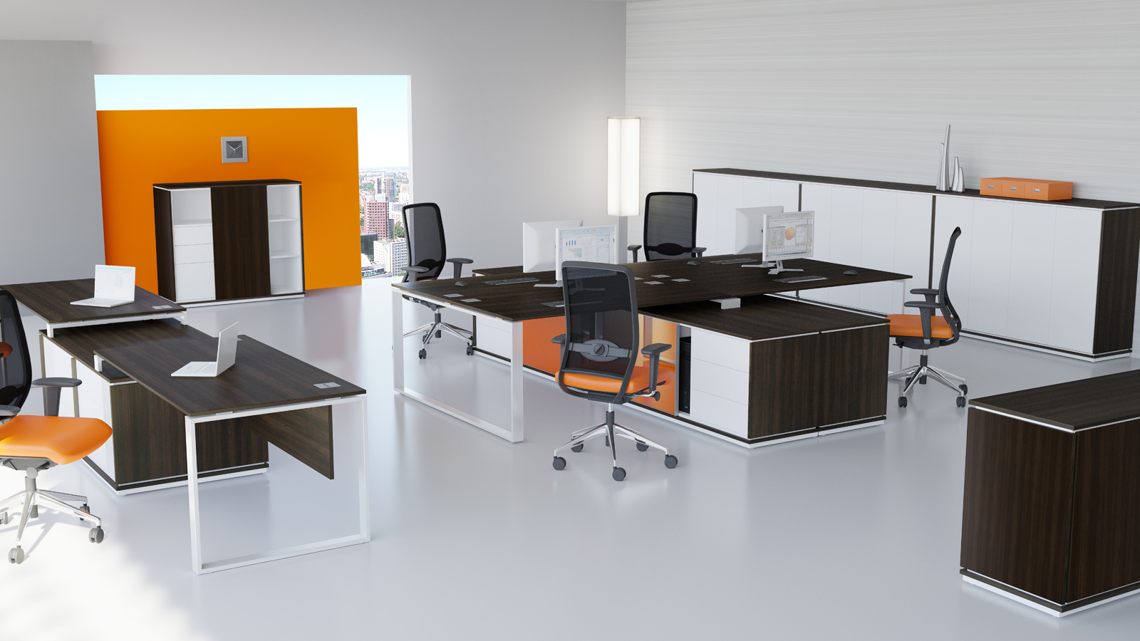 Massoni system mebli gabinetowych Creator Pracownicze 2