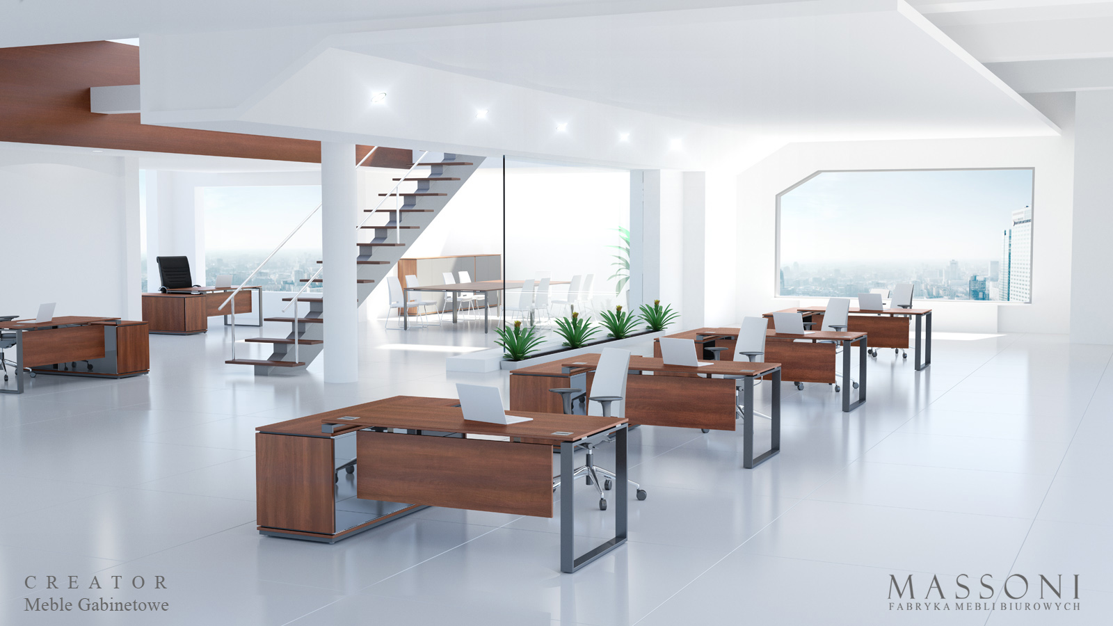 Massoni system mebli gabinetowych Creator Pracownicze 3