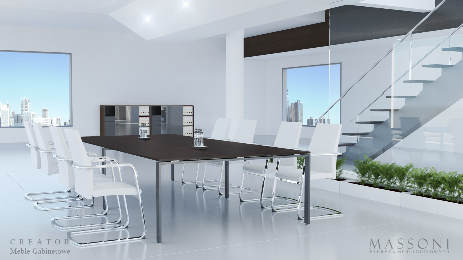 Massoni system mebli gabinetowych Creator konferencyjna 2