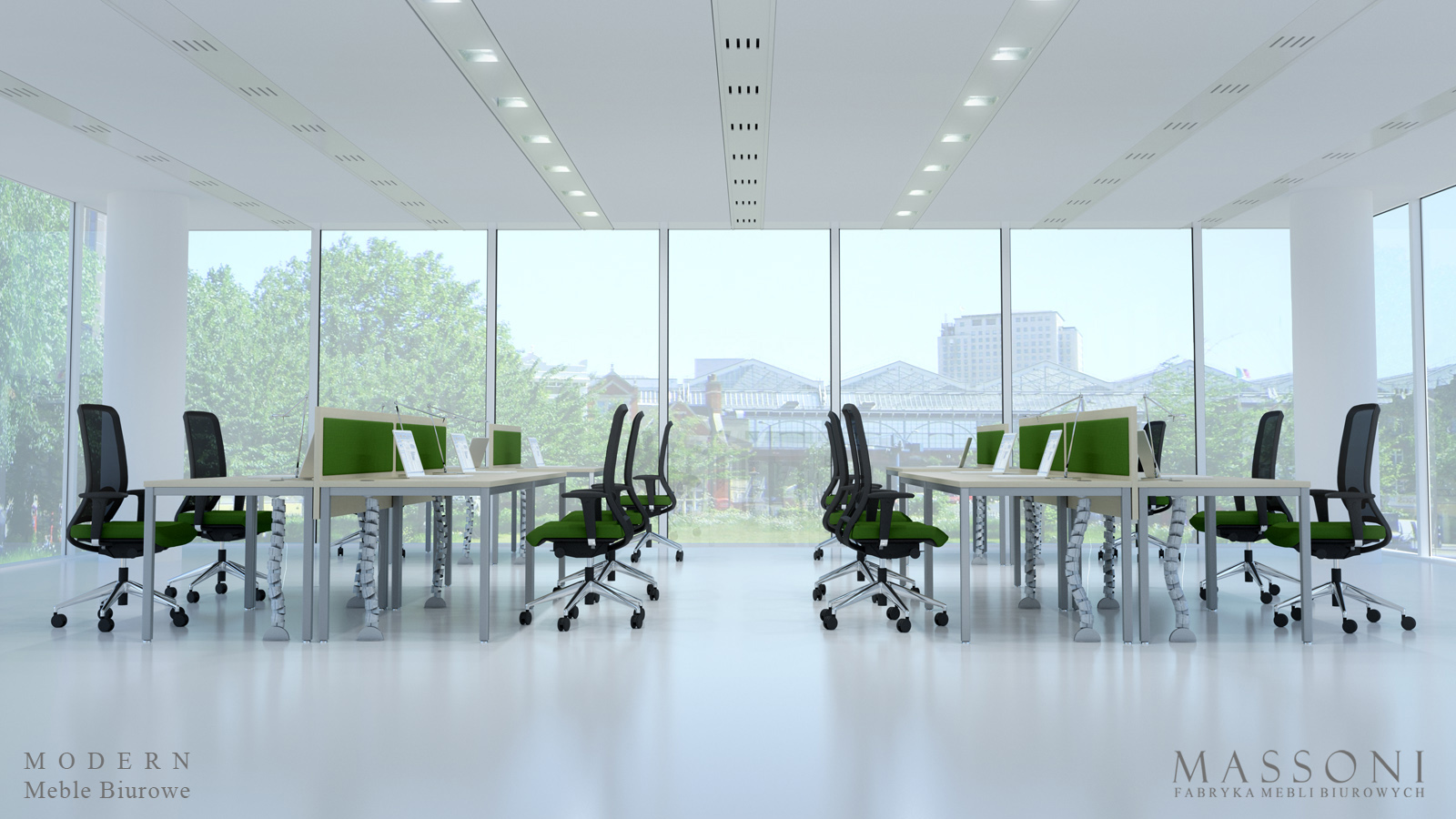 Massoni system mebli biurowych Modern Pracownicze 6