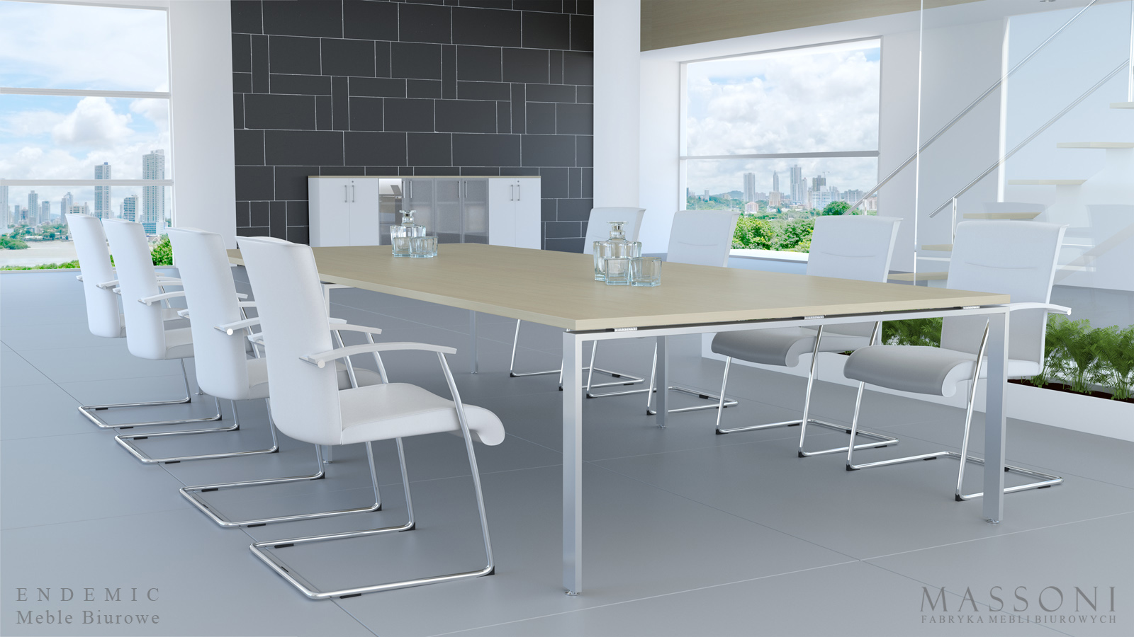 Massoni system mebli biurowych Endemic Konferencyjna 2 2 
